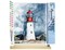 Figured'Art Paint by Numbers Kit for Adults Lighthouse under a Cloudy Sky 16"x20" - Craft Art Painting Rolled Canvas with DIY wooden frame